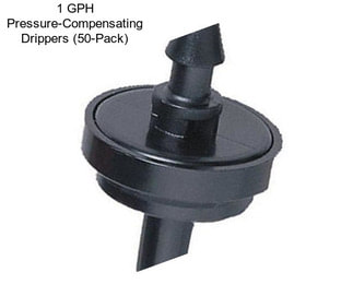 1 GPH Pressure-Compensating Drippers (50-Pack)