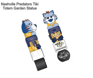 Nashville Predators Tiki Totem Garden Statue