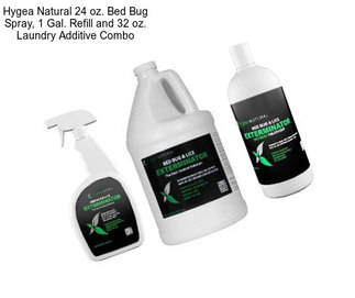 Hygea Natural 24 oz. Bed Bug Spray, 1 Gal. Refill and 32 oz. Laundry Additive Combo