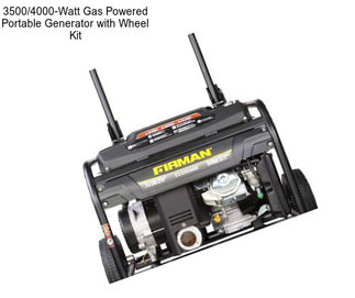 3500/4000-Watt Gas Powered Portable Generator with Wheel Kit