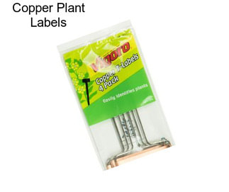 Copper Plant Labels