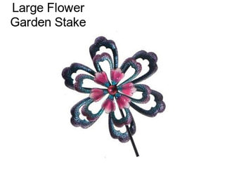 Large Flower Garden Stake