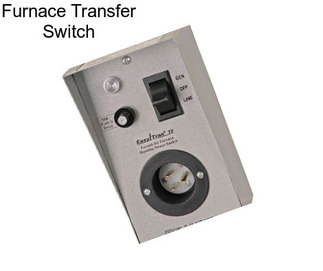 Furnace Transfer Switch