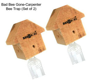 Bad Bee Gone-Carpenter Bee Trap (Set of 2)
