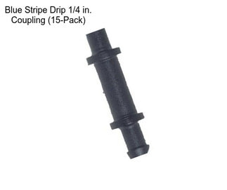 Blue Stripe Drip 1/4 in. Coupling (15-Pack)