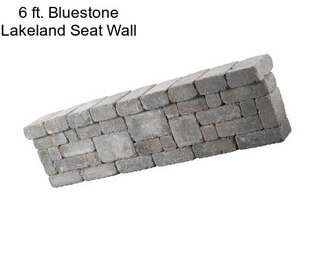 6 ft. Bluestone Lakeland Seat Wall