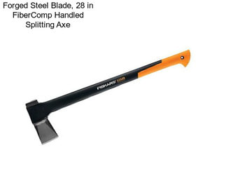 Forged Steel Blade, 28 in FiberComp Handled Splitting Axe