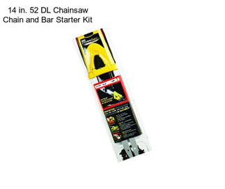 14 in. 52 DL Chainsaw Chain and Bar Starter Kit