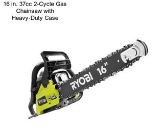 16 in. 37cc 2-Cycle Gas Chainsaw with Heavy-Duty Case