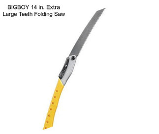 BIGBOY 14 in. Extra Large Teeth Folding Saw