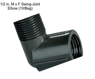 1/2 in. M x F Swing-Joint Elbow (10/Bag)