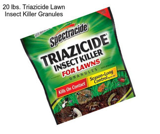 20 lbs. Triazicide Lawn Insect Killer Granules