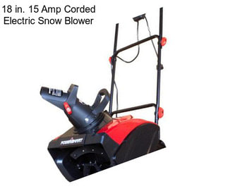 18 in. 15 Amp Corded Electric Snow Blower