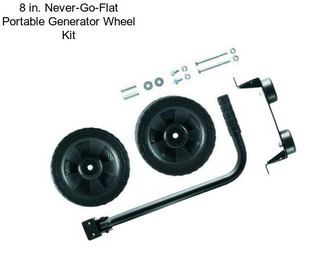 8 in. Never-Go-Flat Portable Generator Wheel Kit