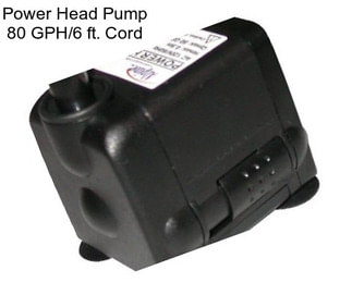 Power Head Pump 80 GPH/6 ft. Cord