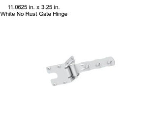 11.0625 in. x 3.25 in. White No Rust Gate Hinge