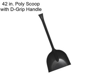 42 in. Poly Scoop with D-Grip Handle