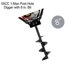 55CC 1-Man Post Hole Digger with 8 in. Bit