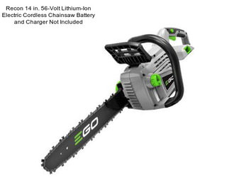 Recon 14 in. 56-Volt Lithium-Ion Electric Cordless Chainsaw Battery and Charger Not Included