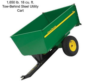 1,650 lb. 18 cu. ft. Tow-Behind Steel Utility Cart