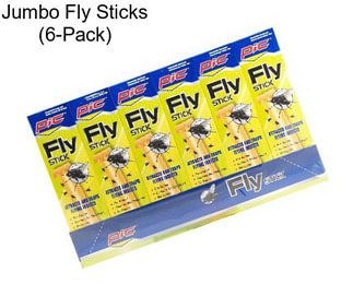 Jumbo Fly Sticks (6-Pack)
