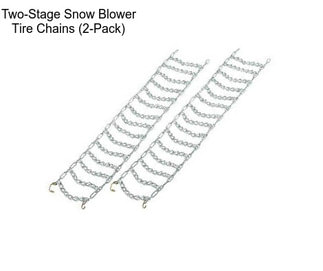 Two-Stage Snow Blower Tire Chains (2-Pack)