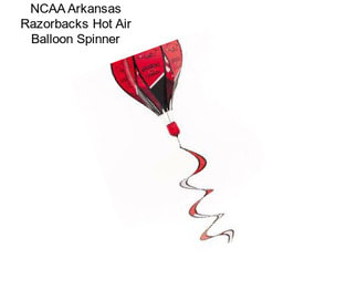 NCAA Arkansas Razorbacks Hot Air Balloon Spinner