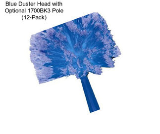 Blue Duster Head with Optional 1700BK3 Pole (12-Pack)