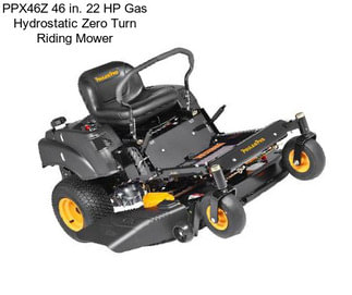 PPX46Z 46 in. 22 HP Gas Hydrostatic Zero Turn Riding Mower