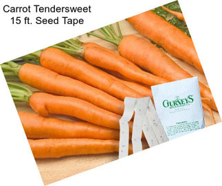 Carrot Tendersweet 15 ft. Seed Tape