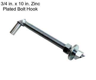 3/4 in. x 10 in. Zinc Plated Bolt Hook