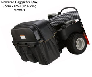 Powered Bagger for Max Zoom Zero-Turn Riding Mowers
