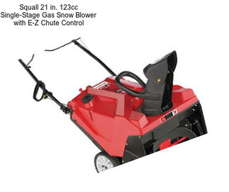 Squall 21 in. 123cc Single-Stage Gas Snow Blower with E-Z Chute Control