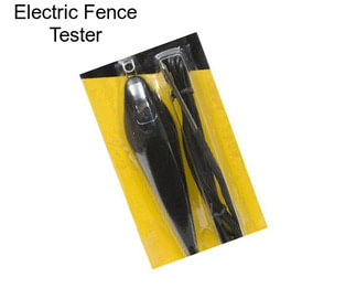 Electric Fence Tester