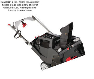 Squall XP 21 in. 208cc Electric Start Single-Stage Gas Snow Thrower with Dual-LED Headlights and Remote Chute Control