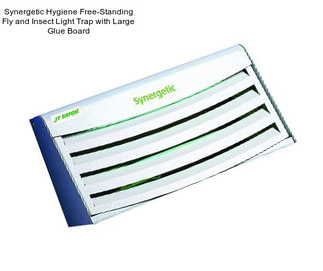 Synergetic Hygiene Free-Standing Fly and Insect Light Trap with Large Glue Board