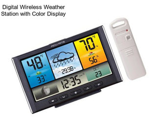 Digital Wireless Weather Station with Color Display