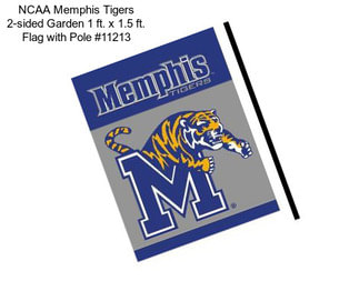 NCAA Memphis Tigers 2-sided Garden 1 ft. x 1.5 ft. Flag with Pole #11213