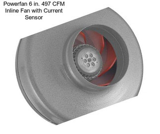 Powerfan 6 in. 497 CFM Inline Fan with Current Sensor