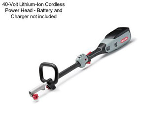 40-Volt Lithium-Ion Cordless Power Head - Battery and Charger not included