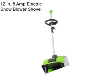 12 in. 8 Amp Electric Snow Blower Shovel