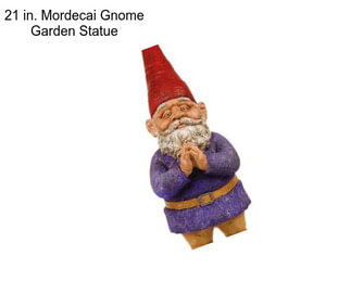21 in. Mordecai Gnome Garden Statue