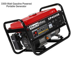 3300-Watt Gasoline Powered Portable Generator