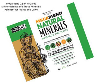 Megamend 22 lb. Organic Micronutrients and Trace Minerals Fertilizer for Plants and Lawn