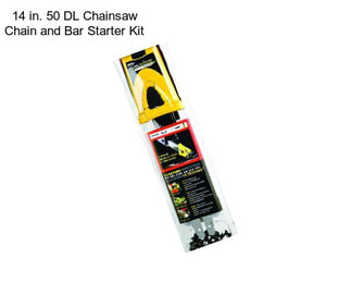 14 in. 50 DL Chainsaw Chain and Bar Starter Kit