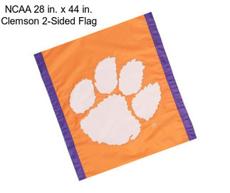 NCAA 28 in. x 44 in. Clemson 2-Sided Flag