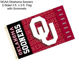 NCAA Oklahoma Sooners 2-Sided 3 ft. x 5 ft. Flag with Grommets