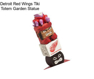 Detroit Red Wings Tiki Totem Garden Statue