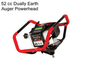 52 cc Dually Earth Auger Powerhead