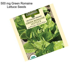 500 mg Green Romaine Lettuce Seeds